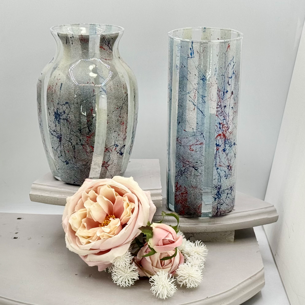 Artisan Ink Glass Vase Collection