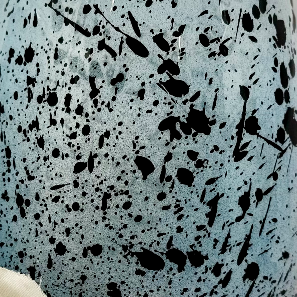 Artistic Splatter Stemless Wine Glass