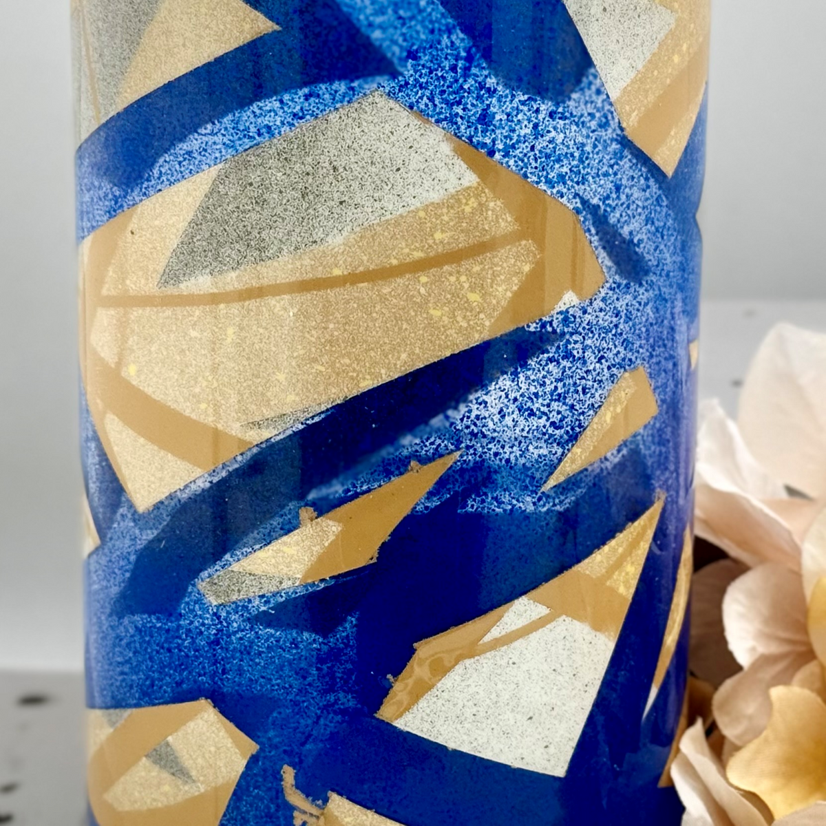 Azure Shard Glass Vase