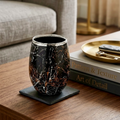 Black Industrial Stemless Wine Glass