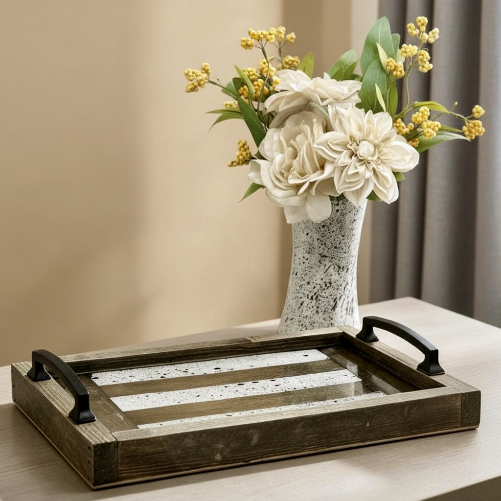 Black & White Splatter  Glass Vase Collection