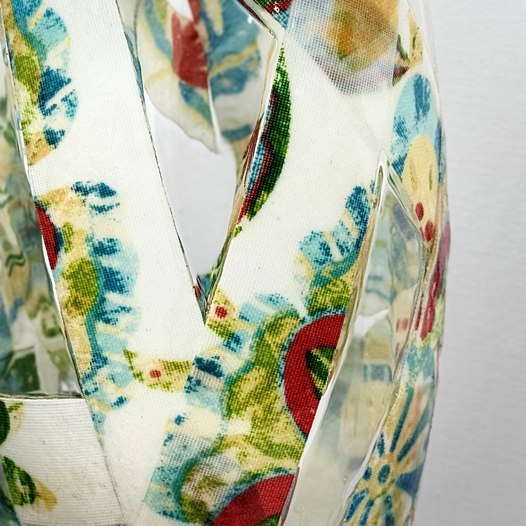 Botanical Tapestry Glass Vase Collection
