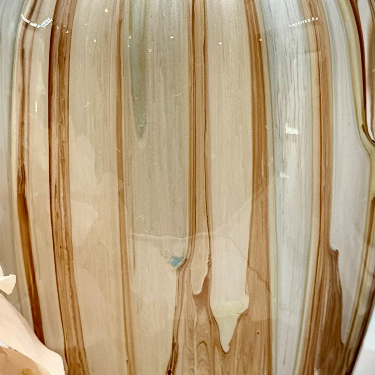 Caramel Drift Glass Vase Collection