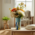 Cerulean Tide Glass Vase Collection