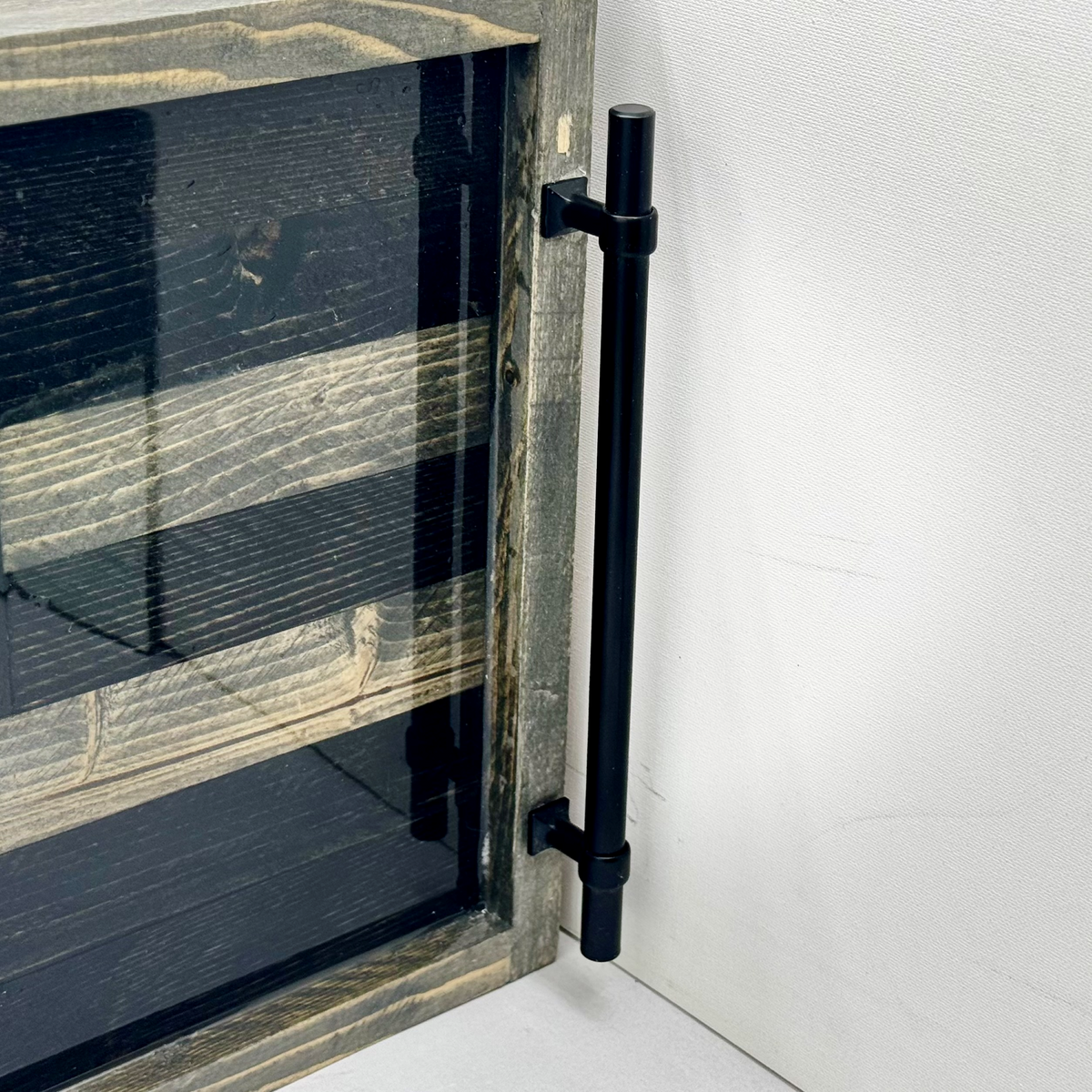 Charcoal Labyrinth Wooden Tray