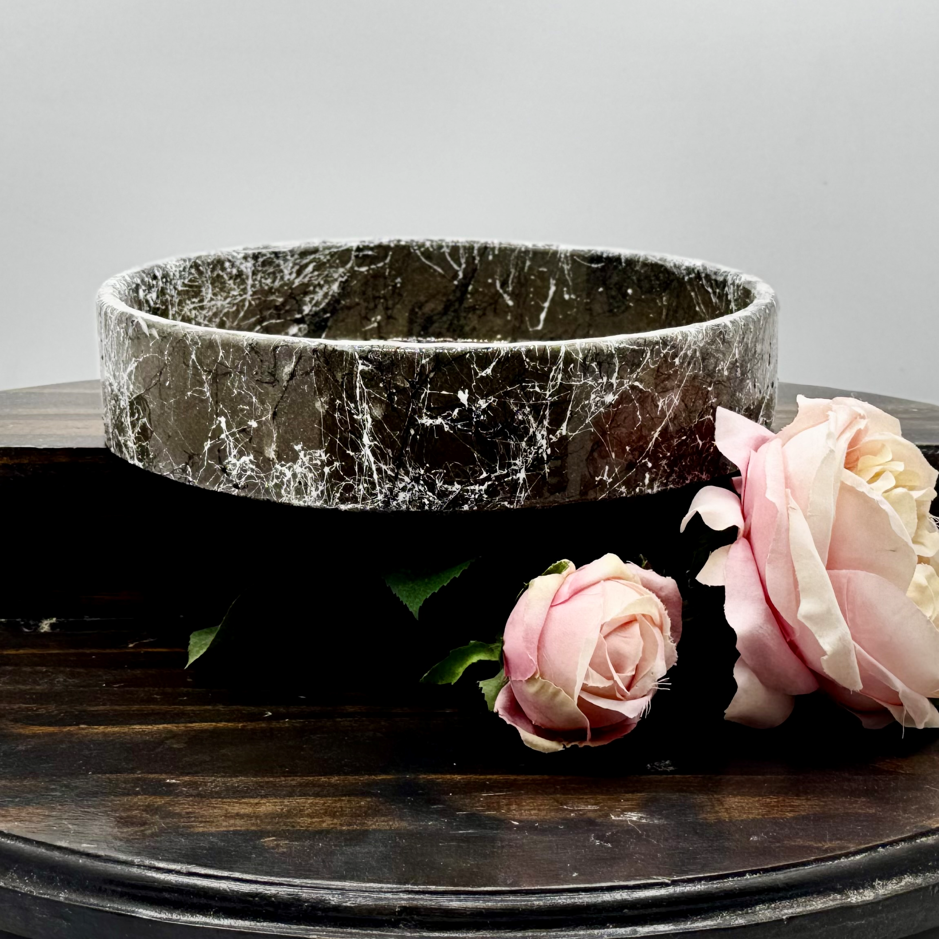 Charcoal Web Cement Bowl