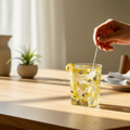 Citron Mosaic Rock Glass