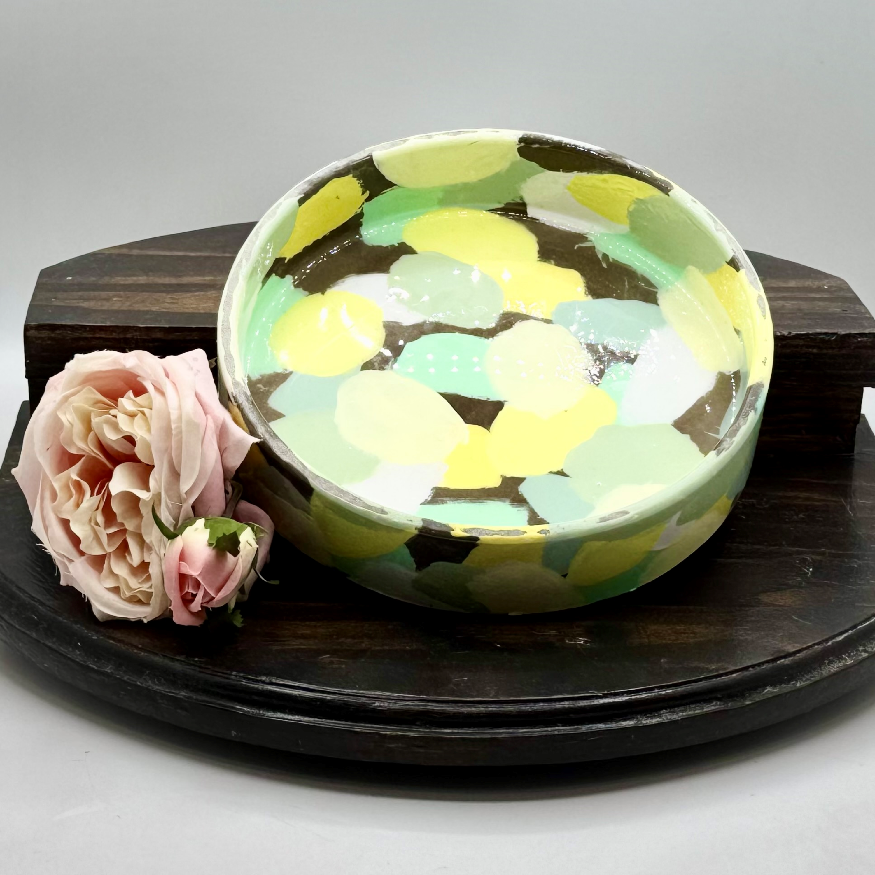 Citrus Mint Cement Bowl