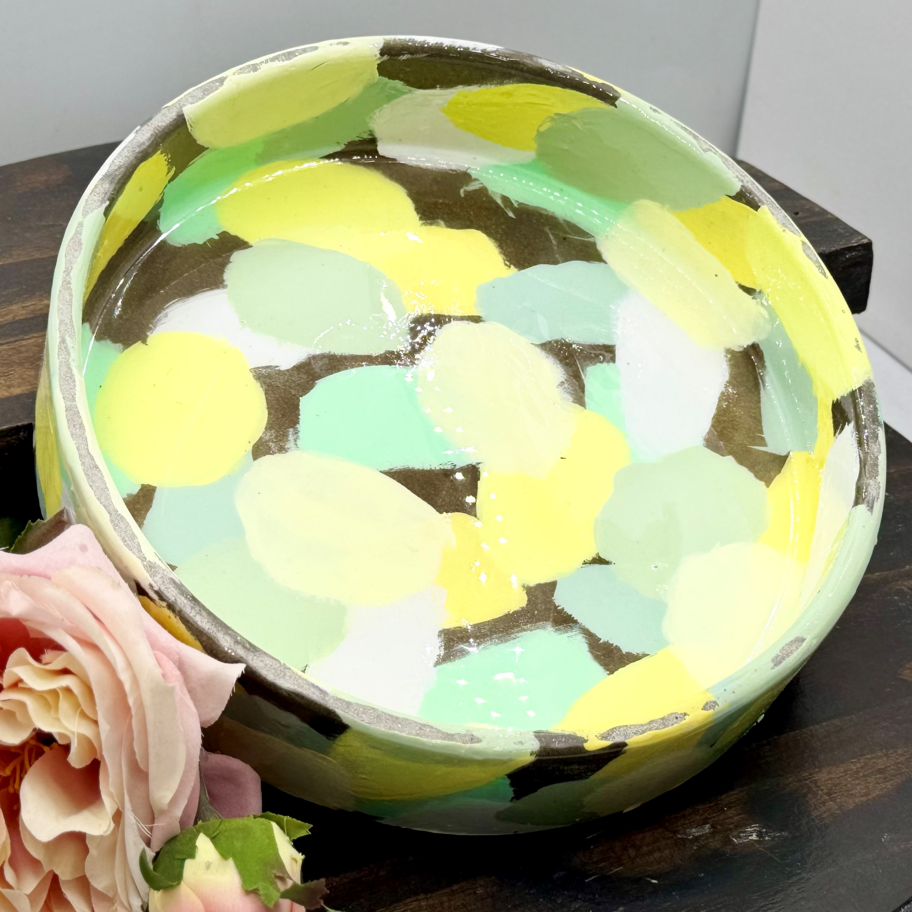 Citrus Mint Cement Bowl