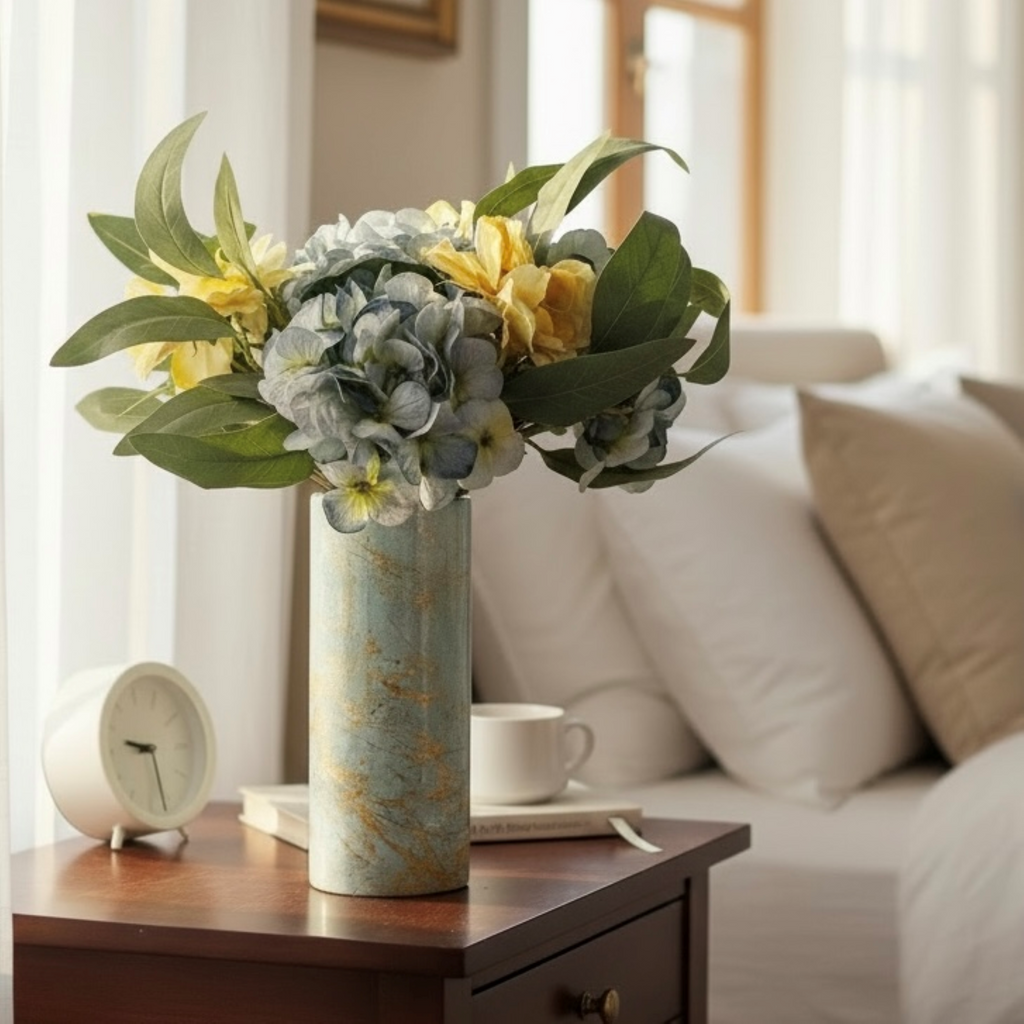 Coastal Swirl Glass Vase Collection