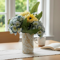 Coastal Swirl Glass Vase Collection