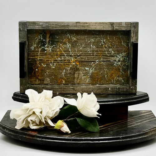 Coastal Swirl Wooden Tray Collection