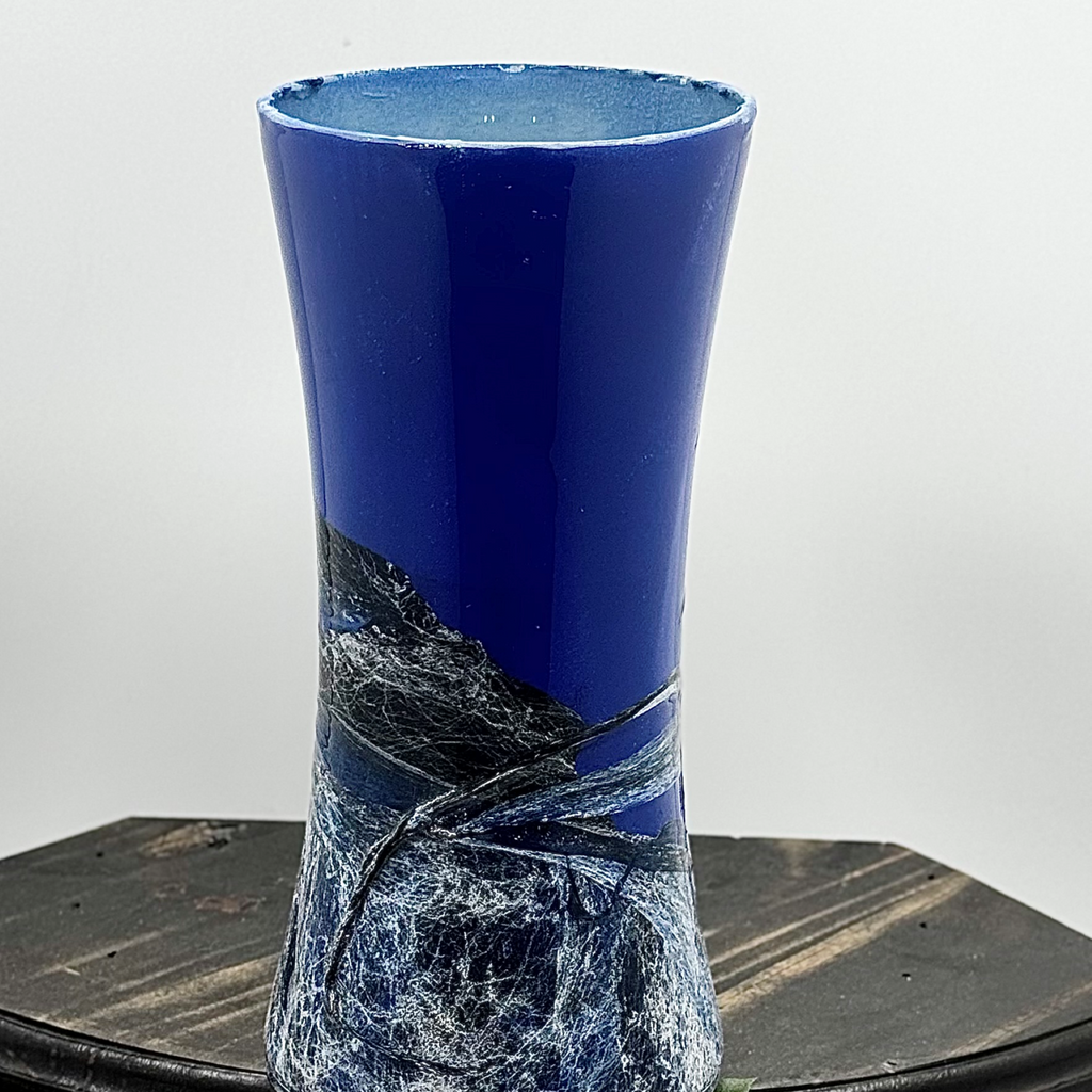 Cobalt Surge Glass Vase Collection