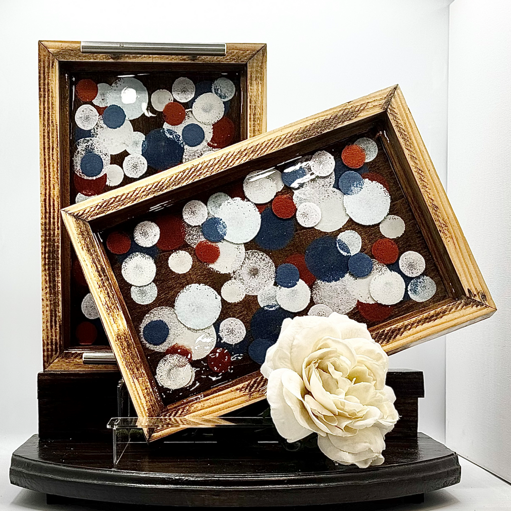 Confetti Wooden Tray Collection