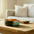 Copper Horizon Cement Bowl
