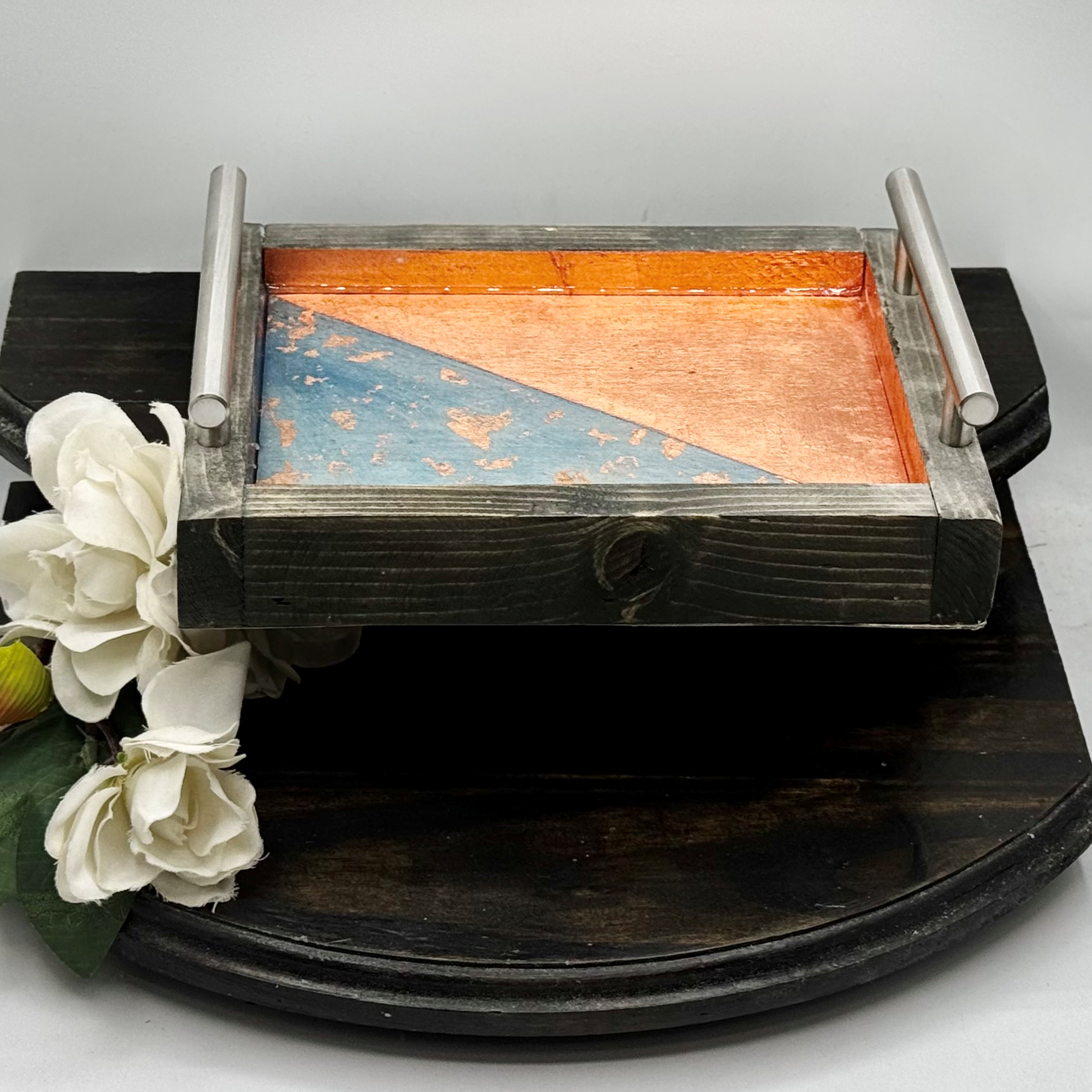 Copper Tide Wooden Tray Collection