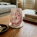 Crimson Web Stemless Wine Glass