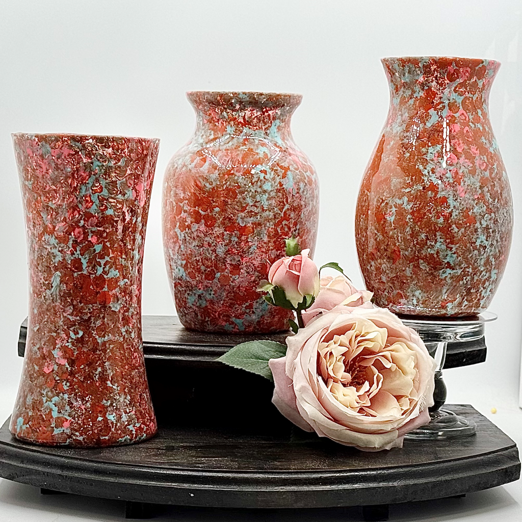 Desert Bloom Glass Vase Collection