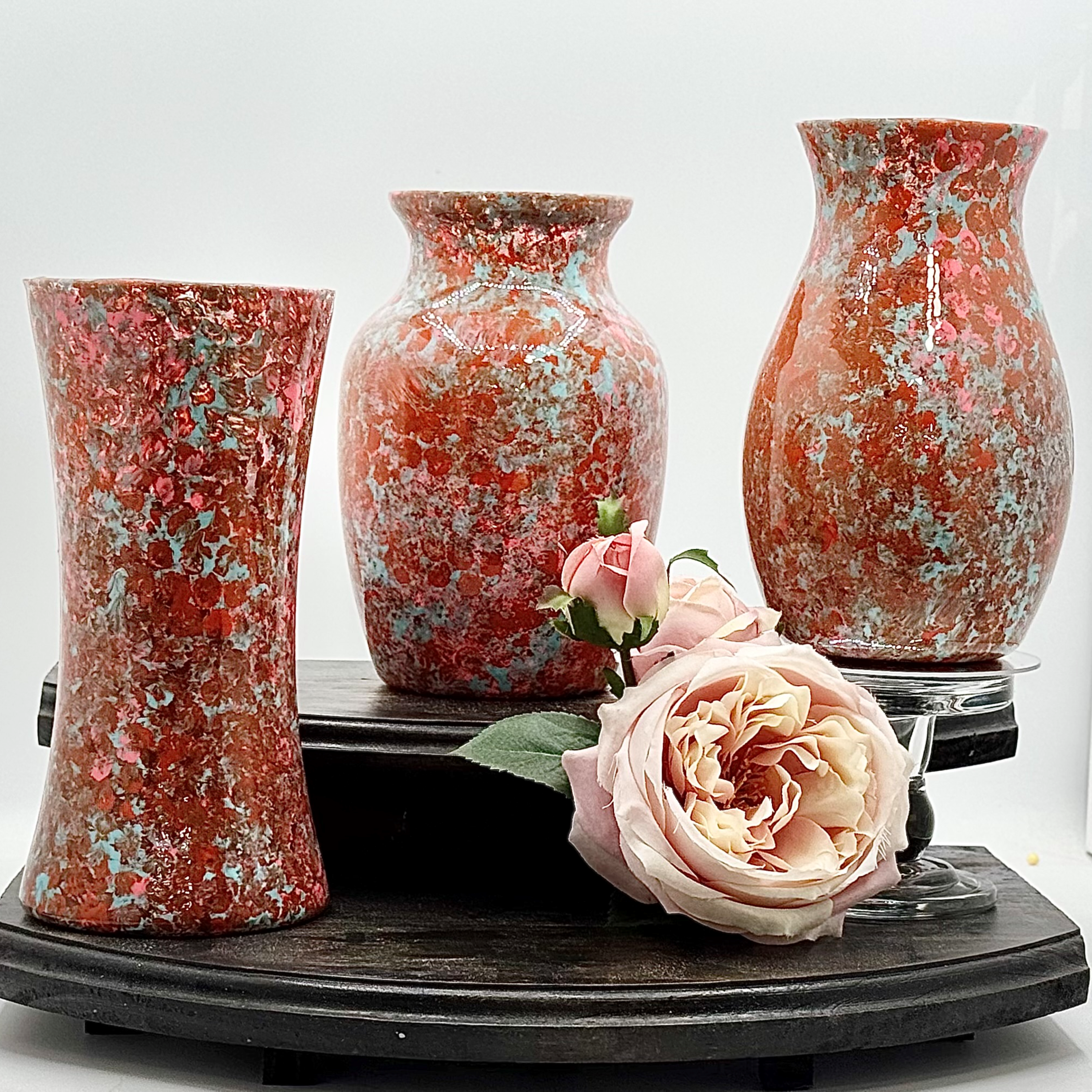 Desert Bloom Glass Vase Collection