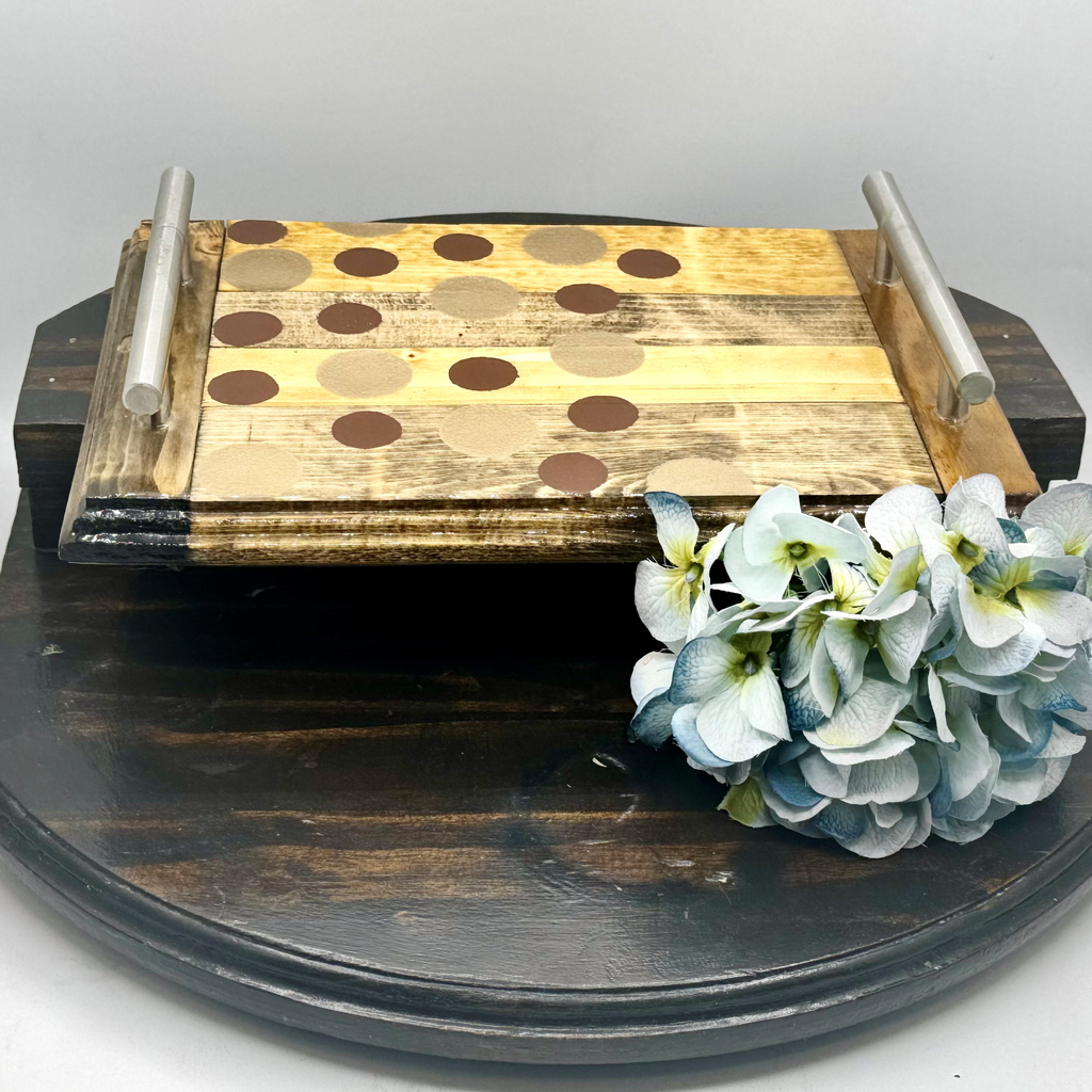 Dot & Drift Wooden Tray