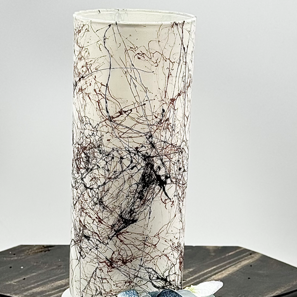 Ebony & Bronze Glass Vase Collection