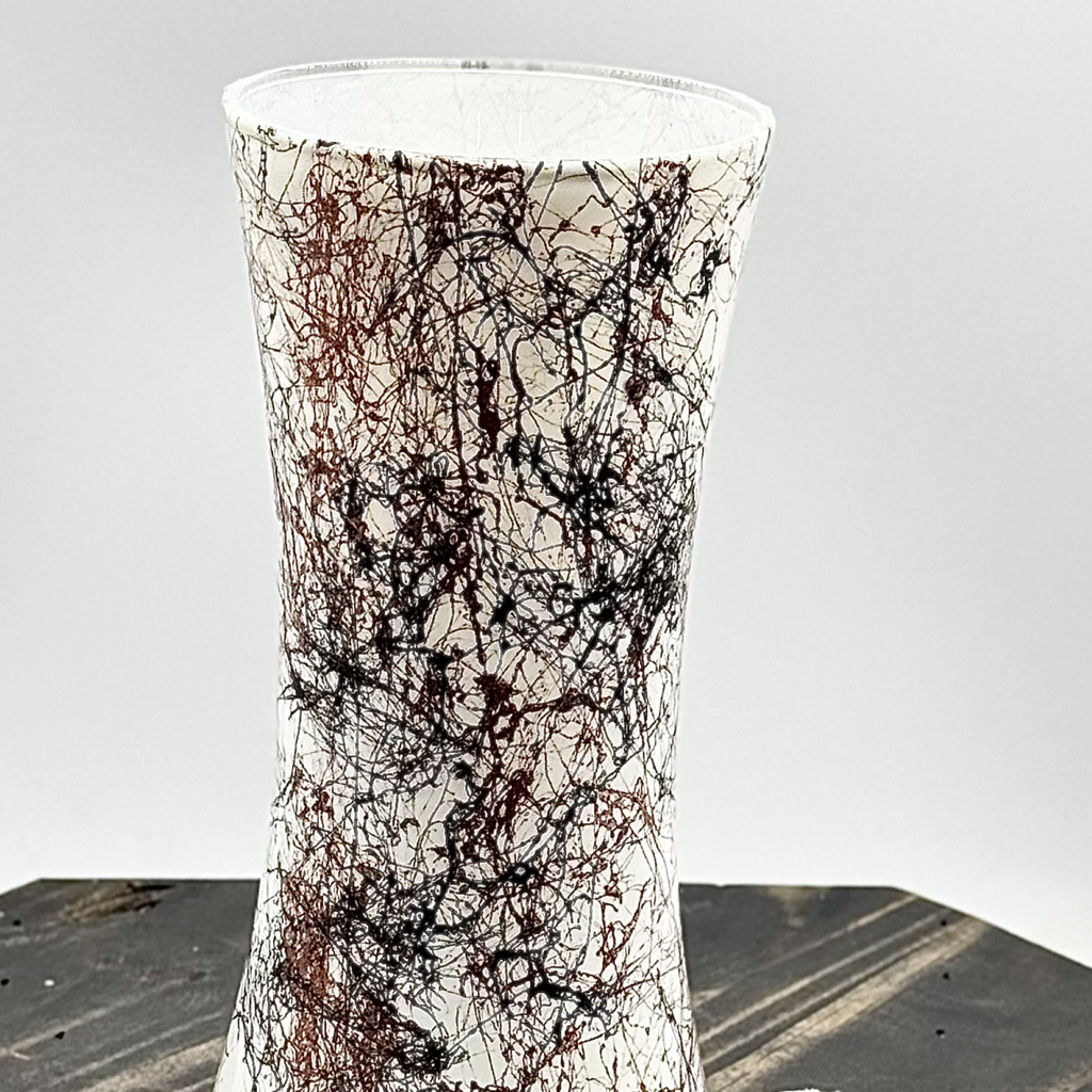Ebony & Bronze Glass Vase Collection