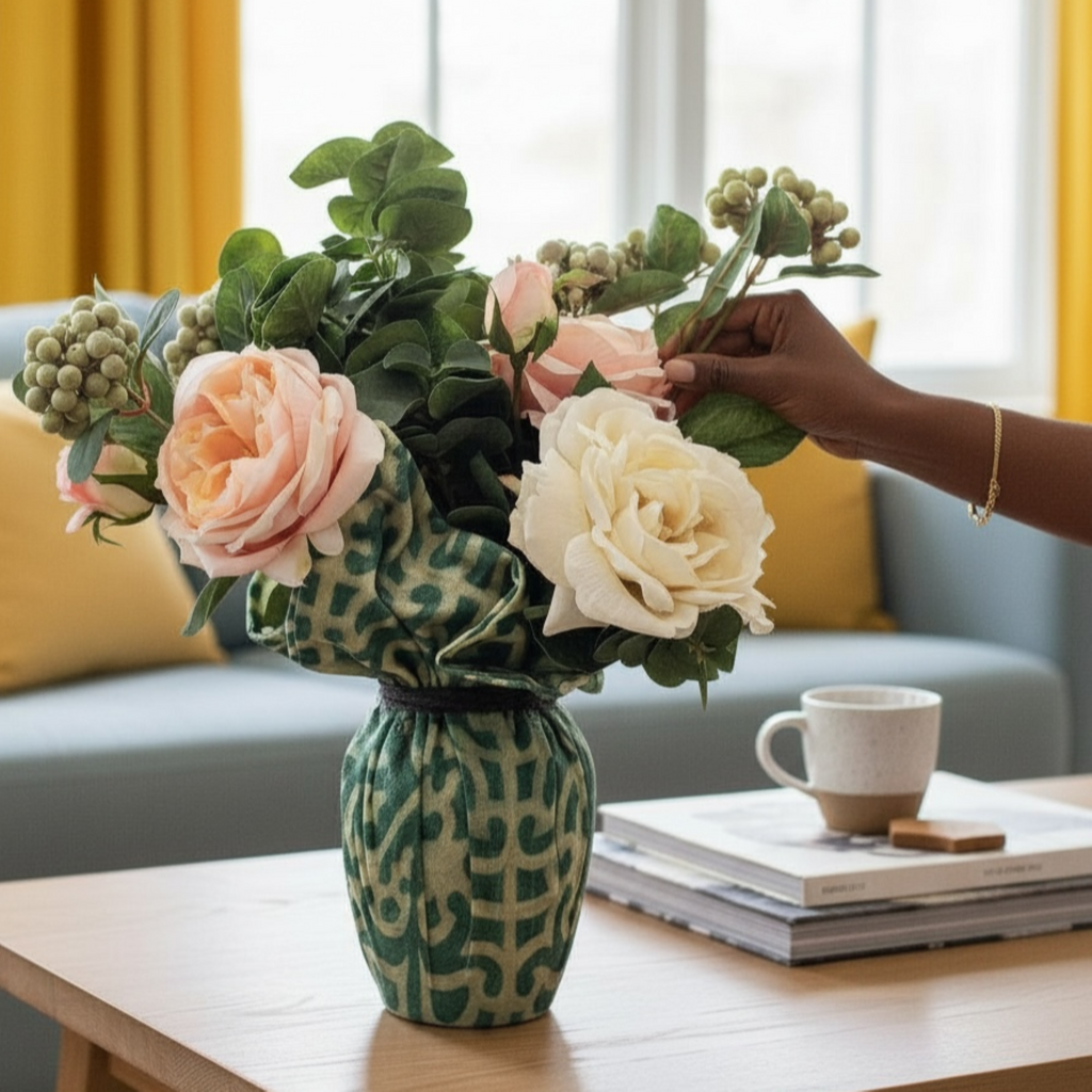 Ethereal Bloom Glass Vase