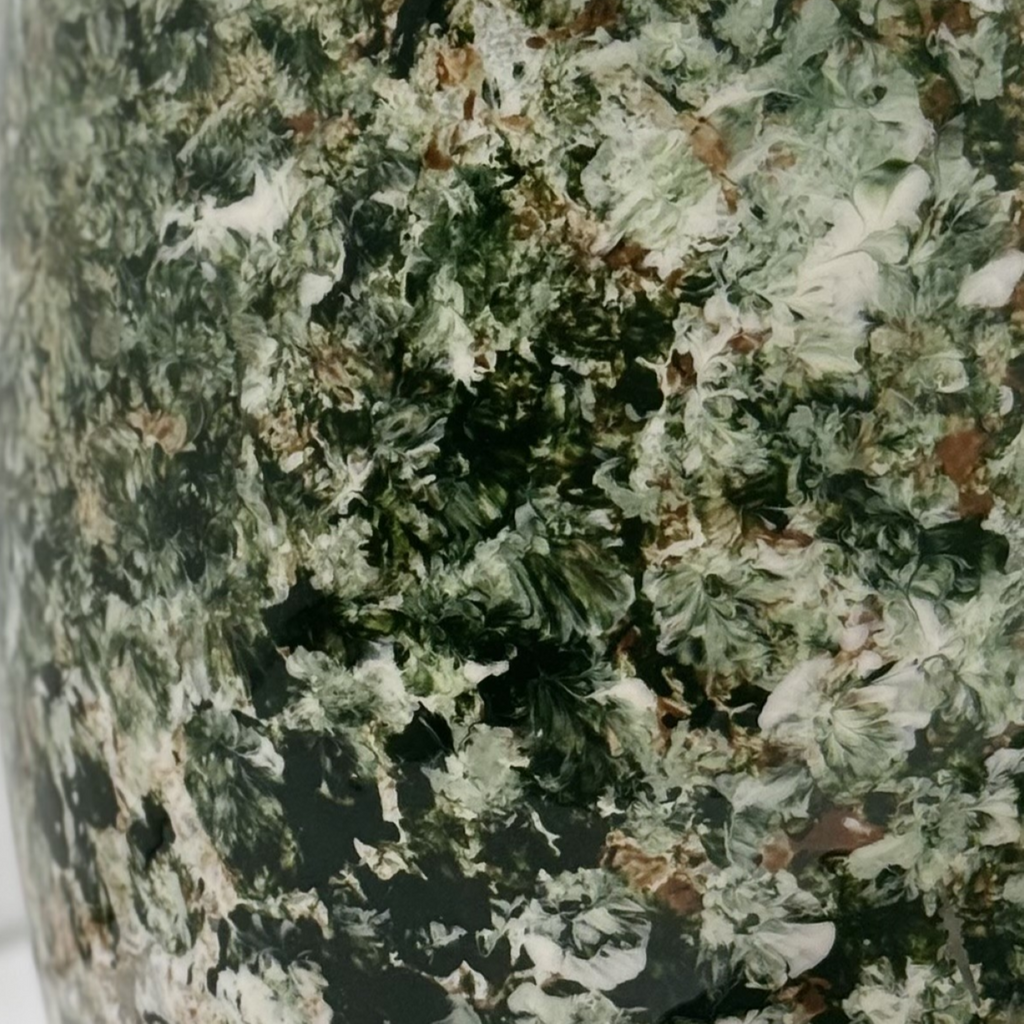 Forest Patina Glass Vase Collection
