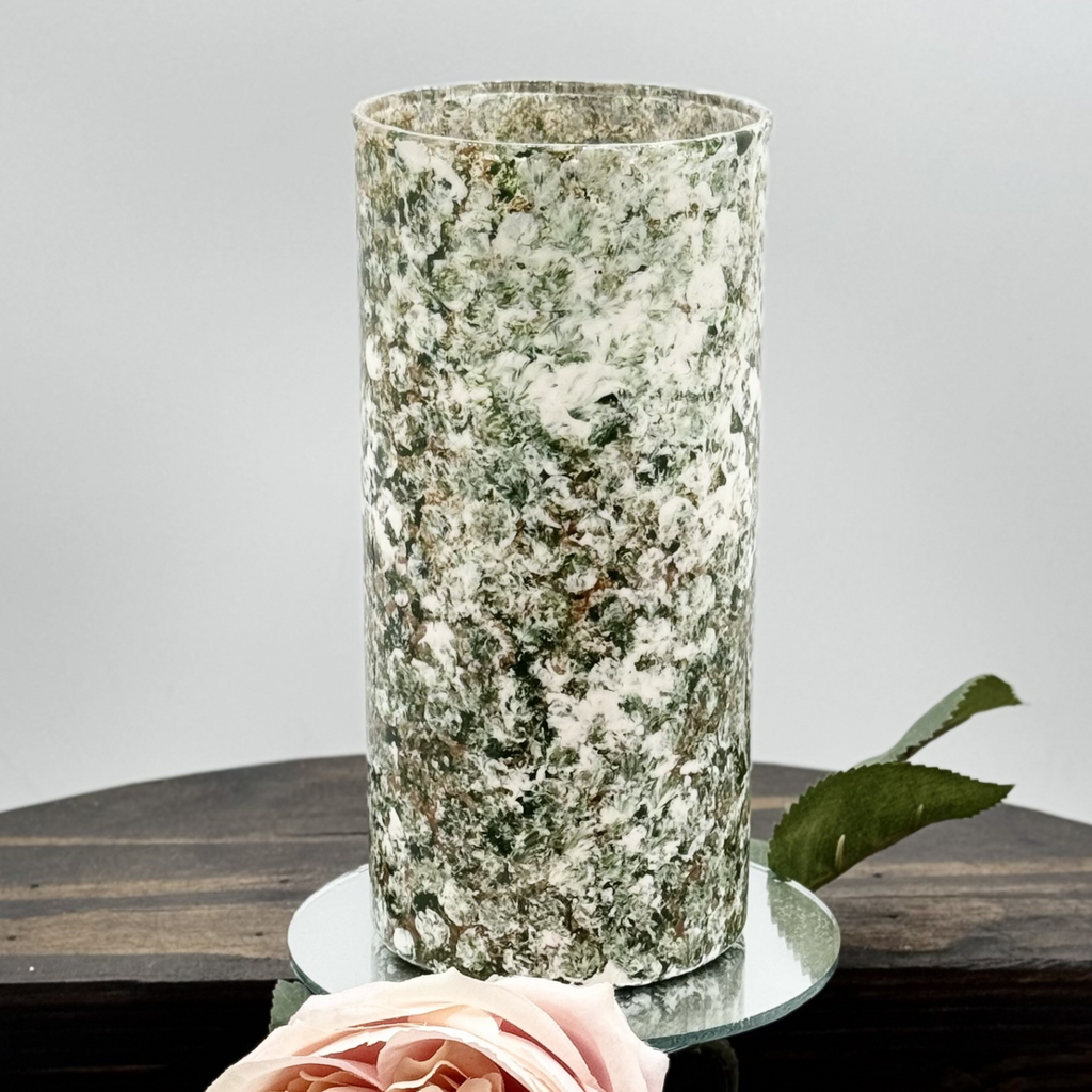 Forest Patina Glass Vase Collection