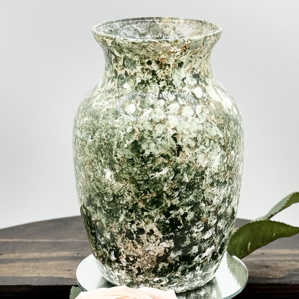 Forest Patina Glass Vase Collection