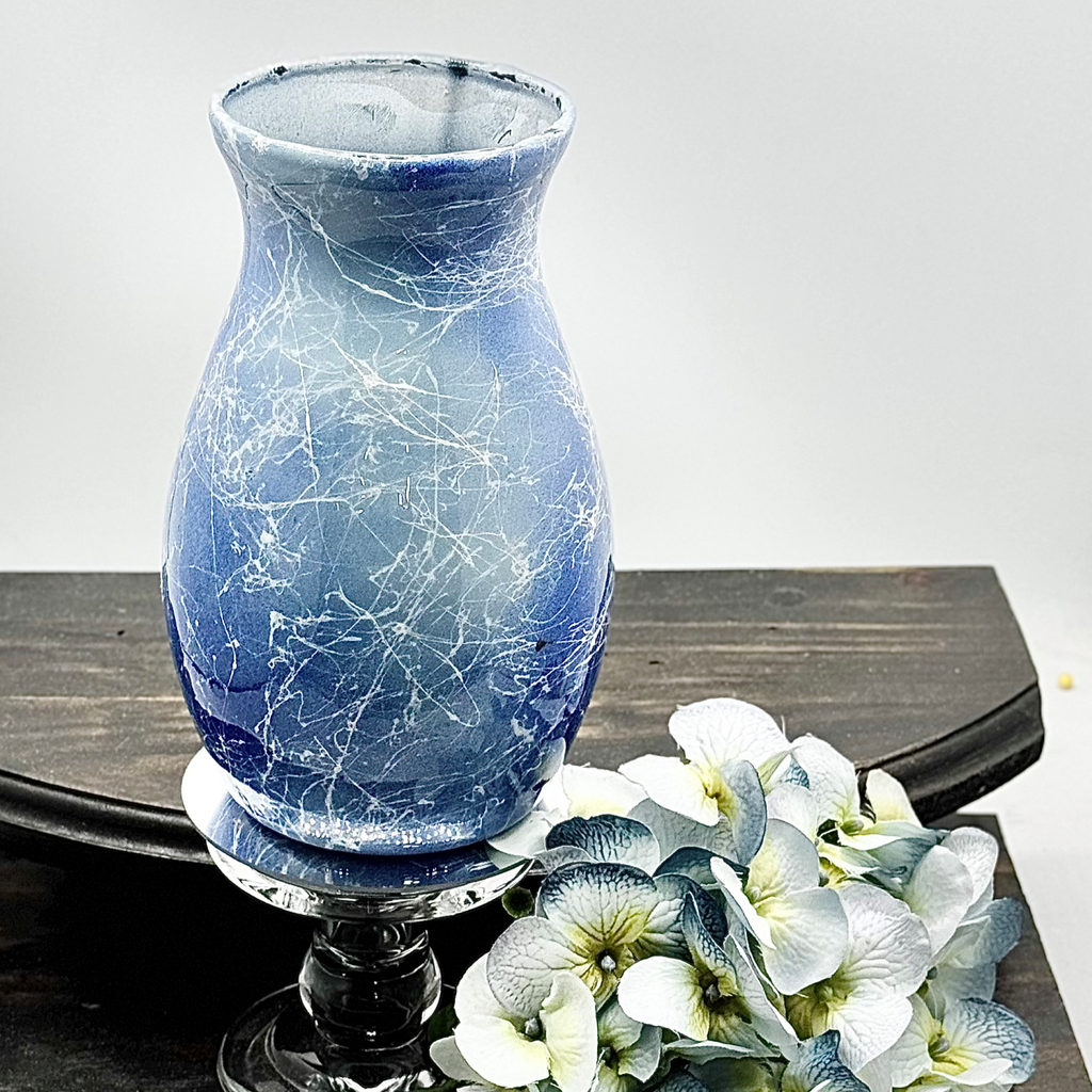 Frozen Lightning Glass Vase Collection