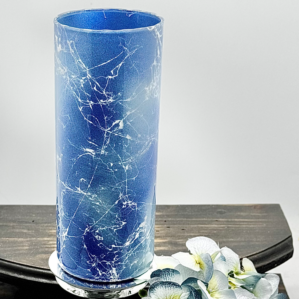 Frozen Lightning Glass Vase Collection