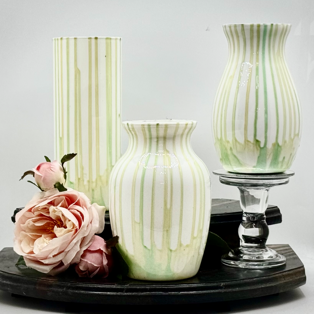 Gilded Canopy Glass Vase Collection
