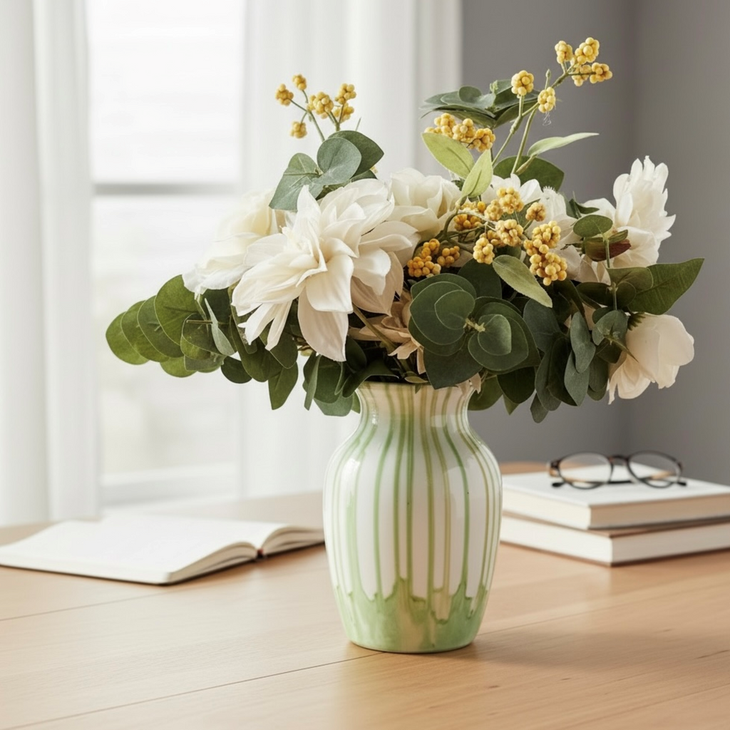 Gilded Canopy Glass Vase Collection
