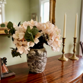 Gilded Earth Glass Vase