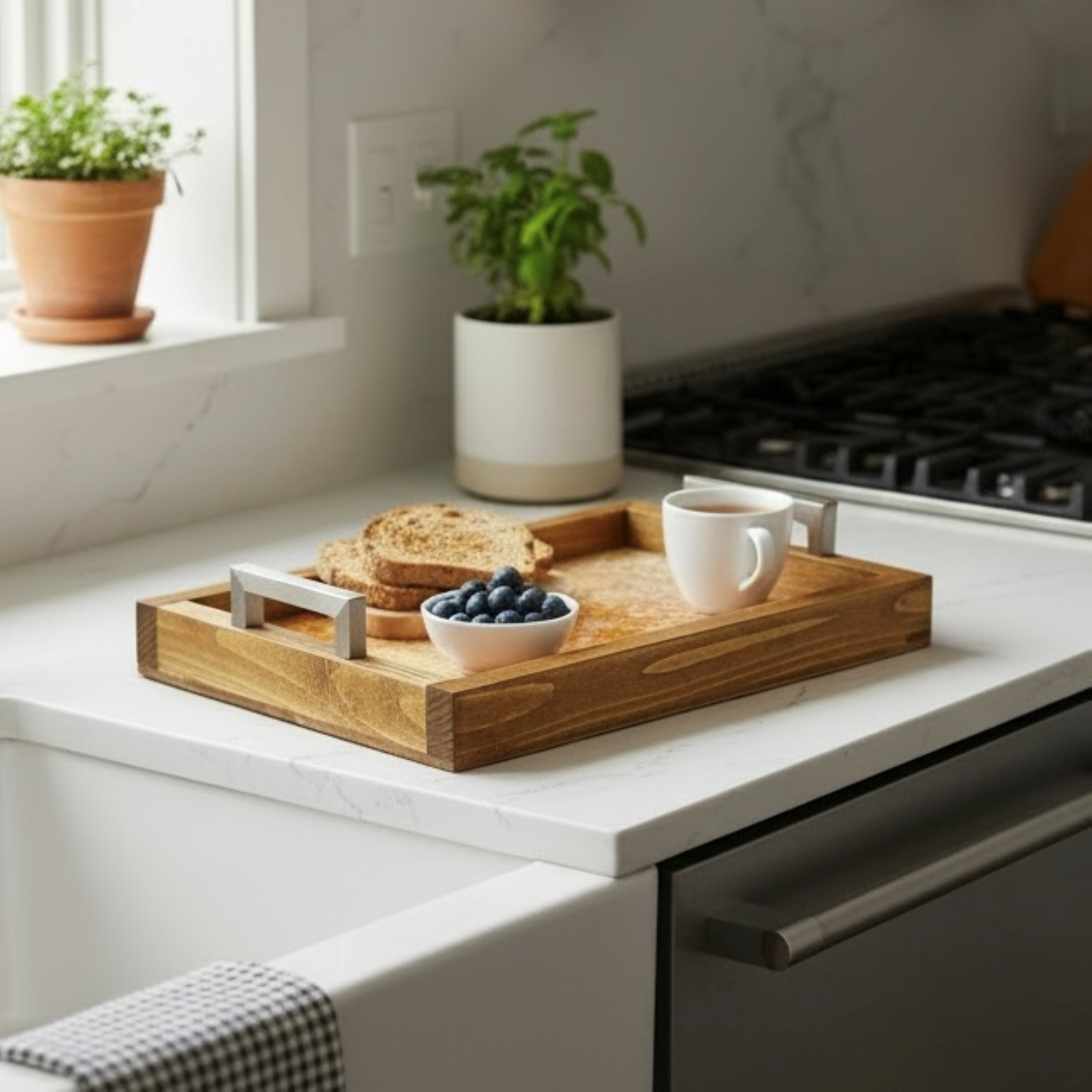 Golden Hour Wooden Tray Collection