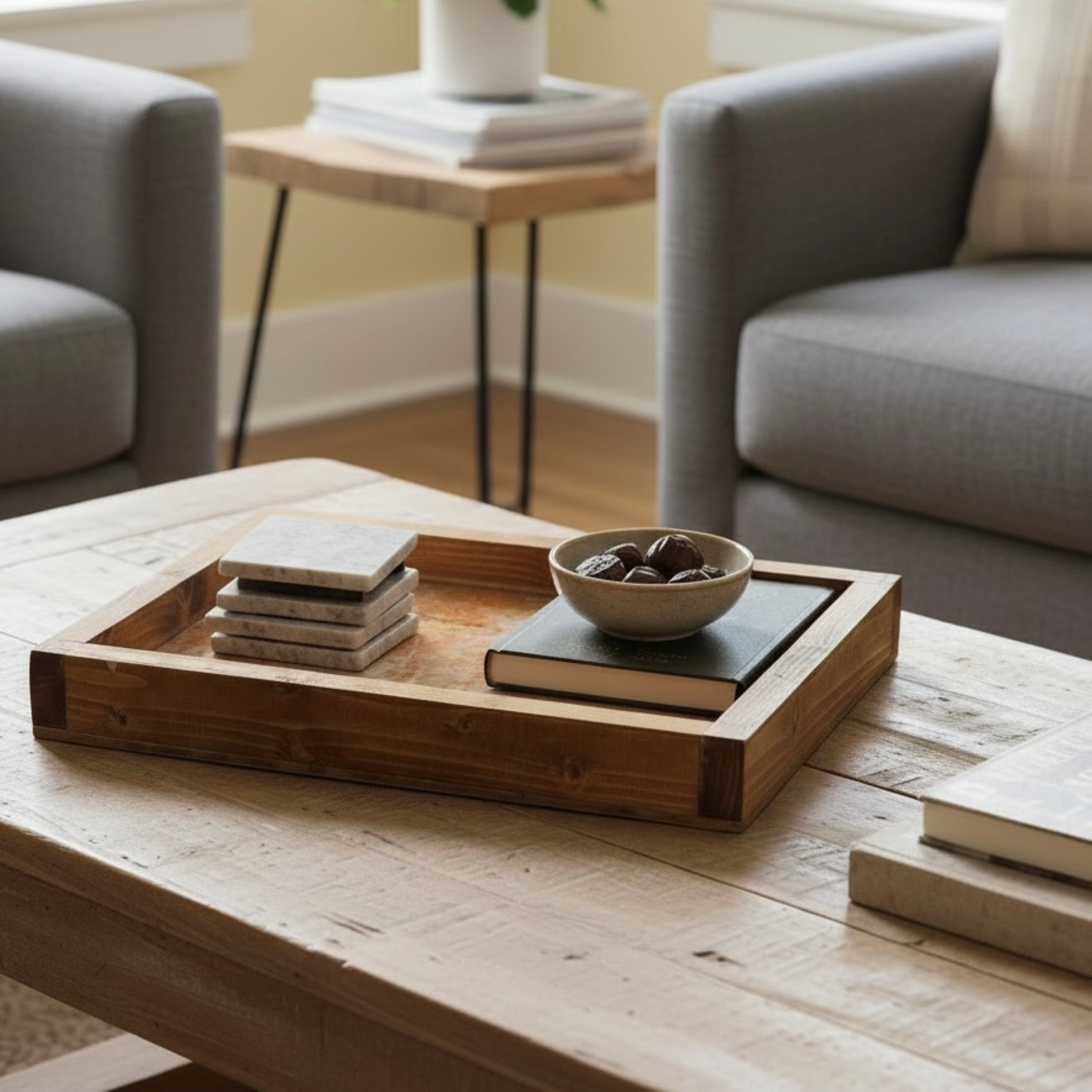 Golden Hour Wooden Tray Collection