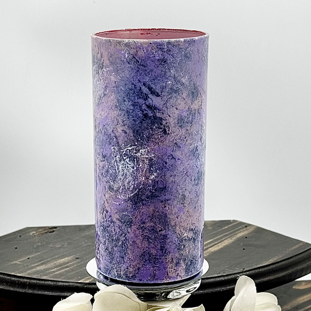 Grape Smoke Glass Vase Collection