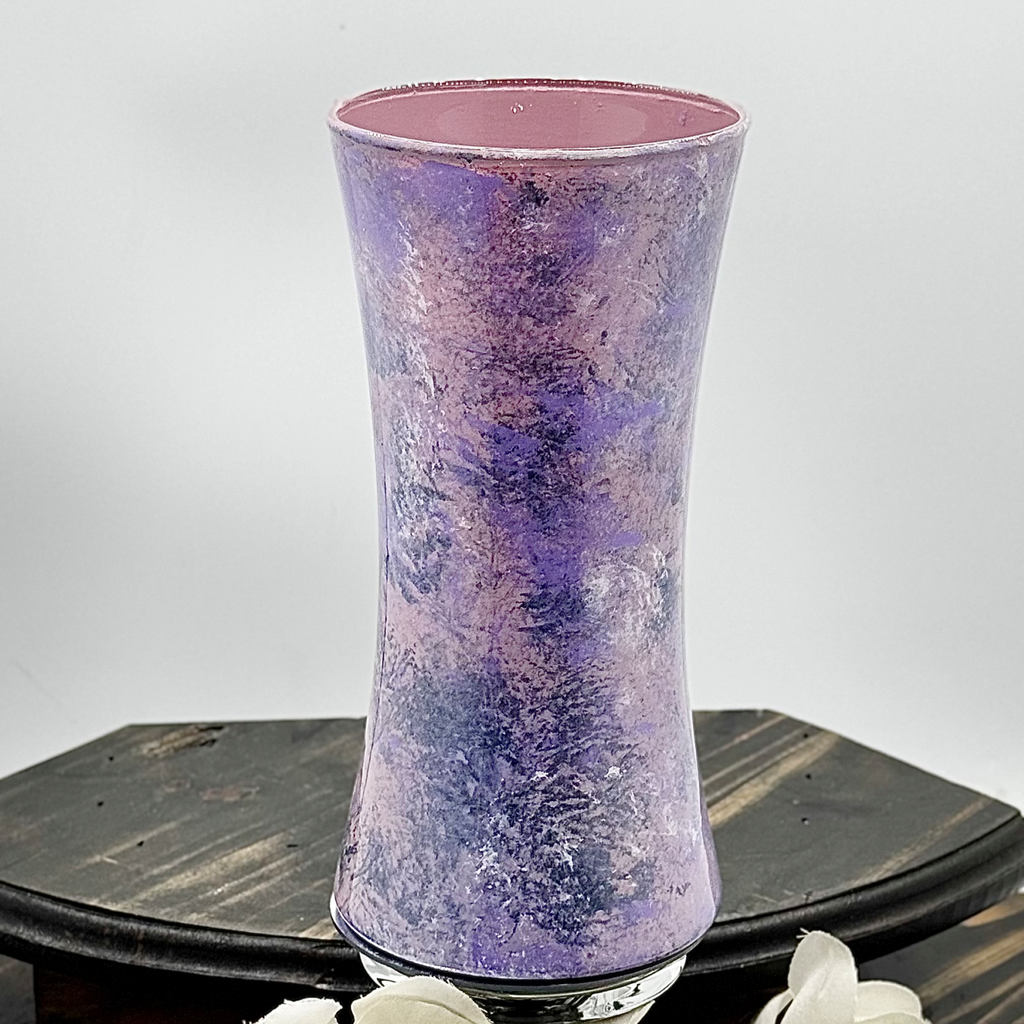 Grape Smoke Glass Vase Collection