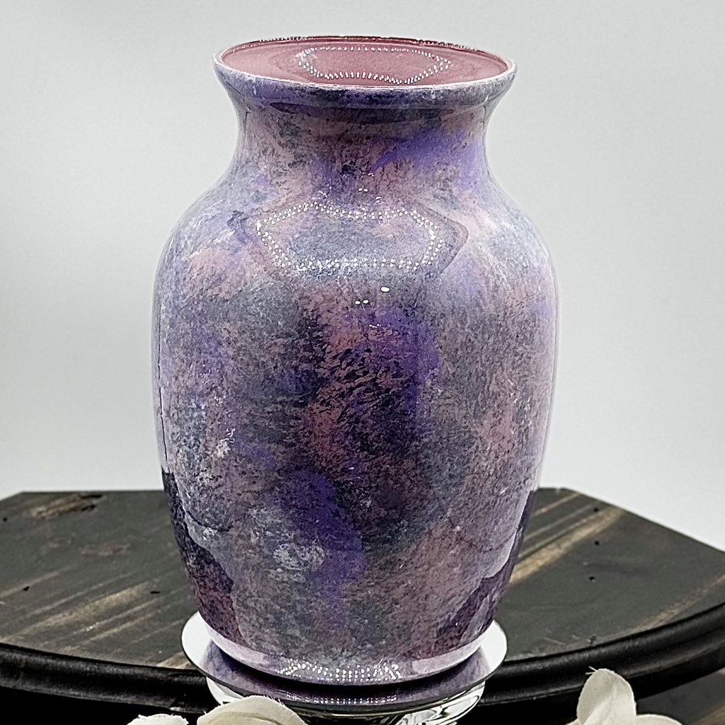 Grape Smoke Glass Vase Collection