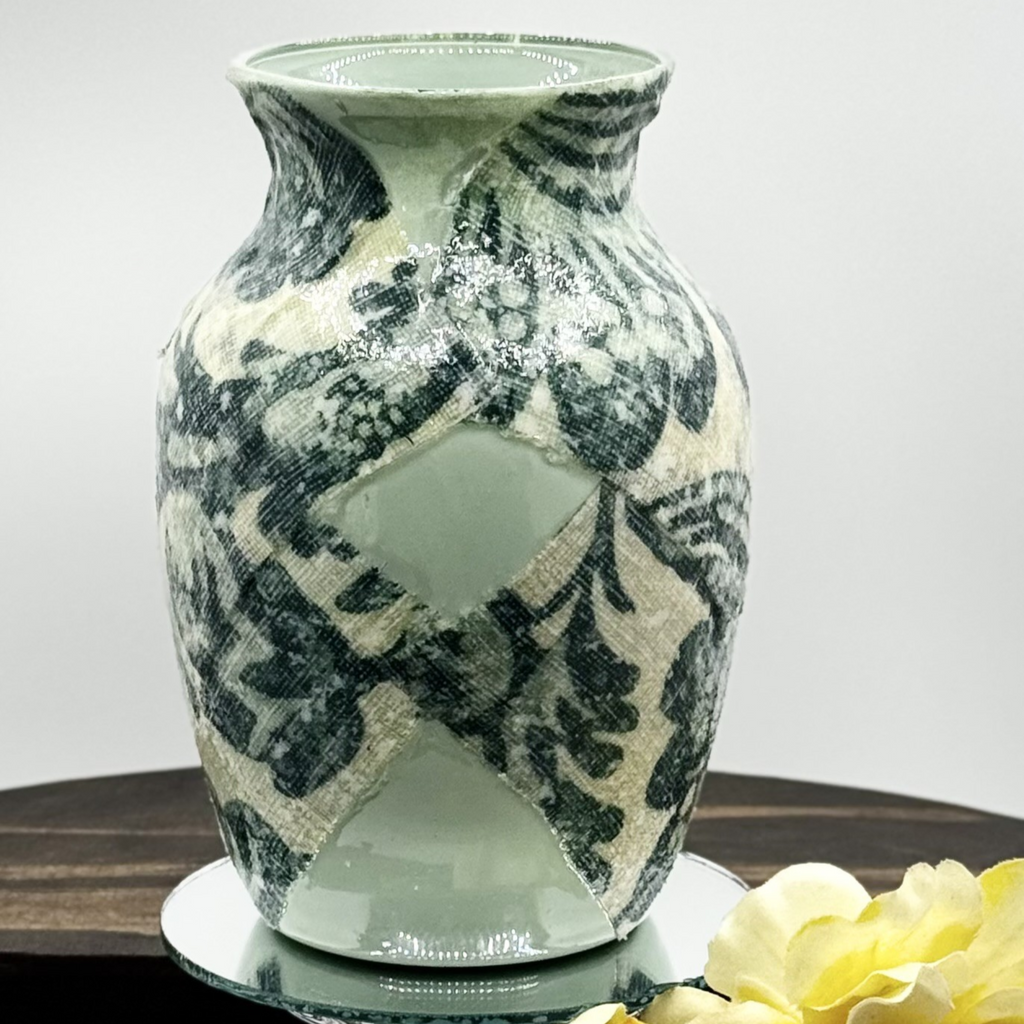 Heirloom Floral Glass Vase Collection