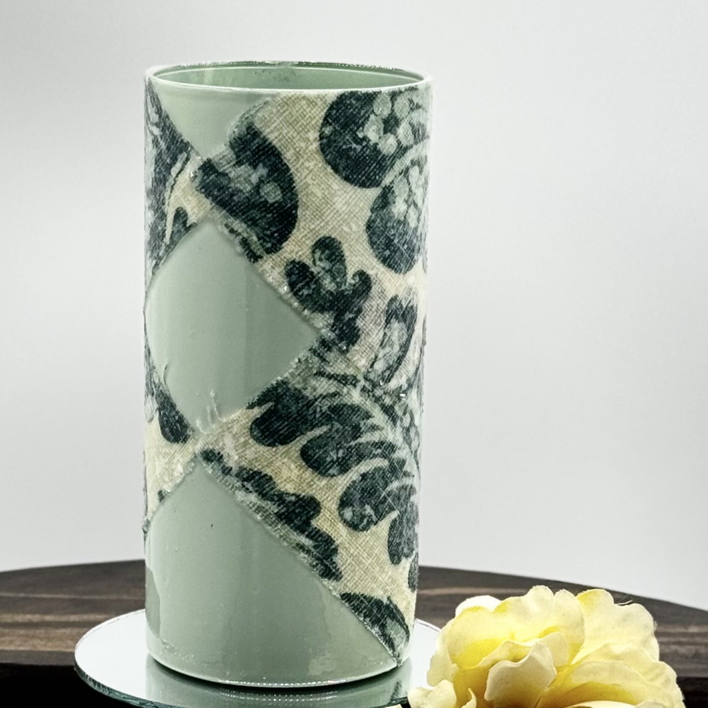 Heirloom Floral Glass Vase Collection