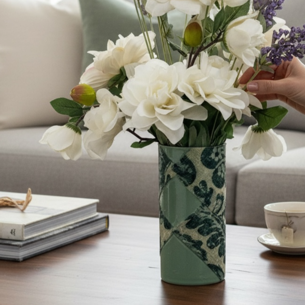 Heirloom Floral Glass Vase Collection