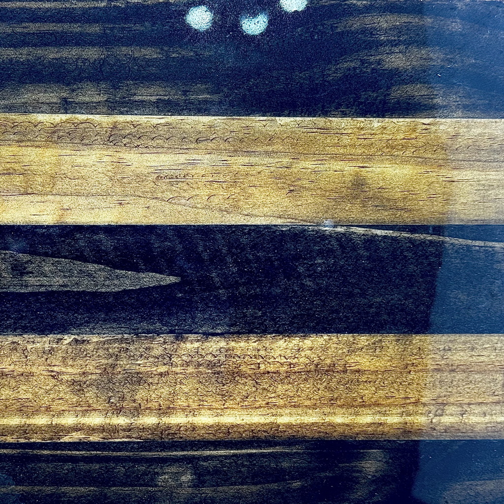Horizon Line Wooden Tray