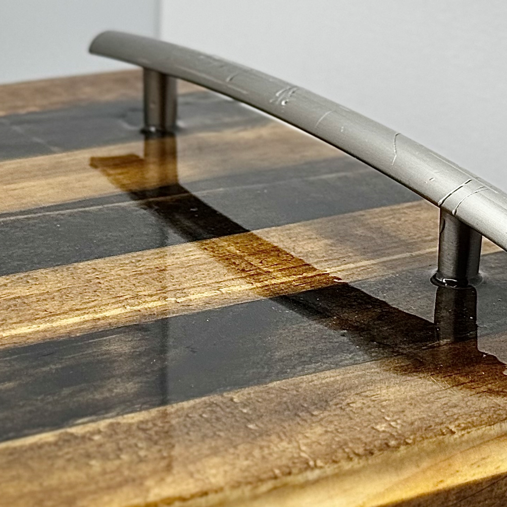 Horizon Line Wooden Tray