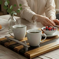 Horizon Line Wooden Tray