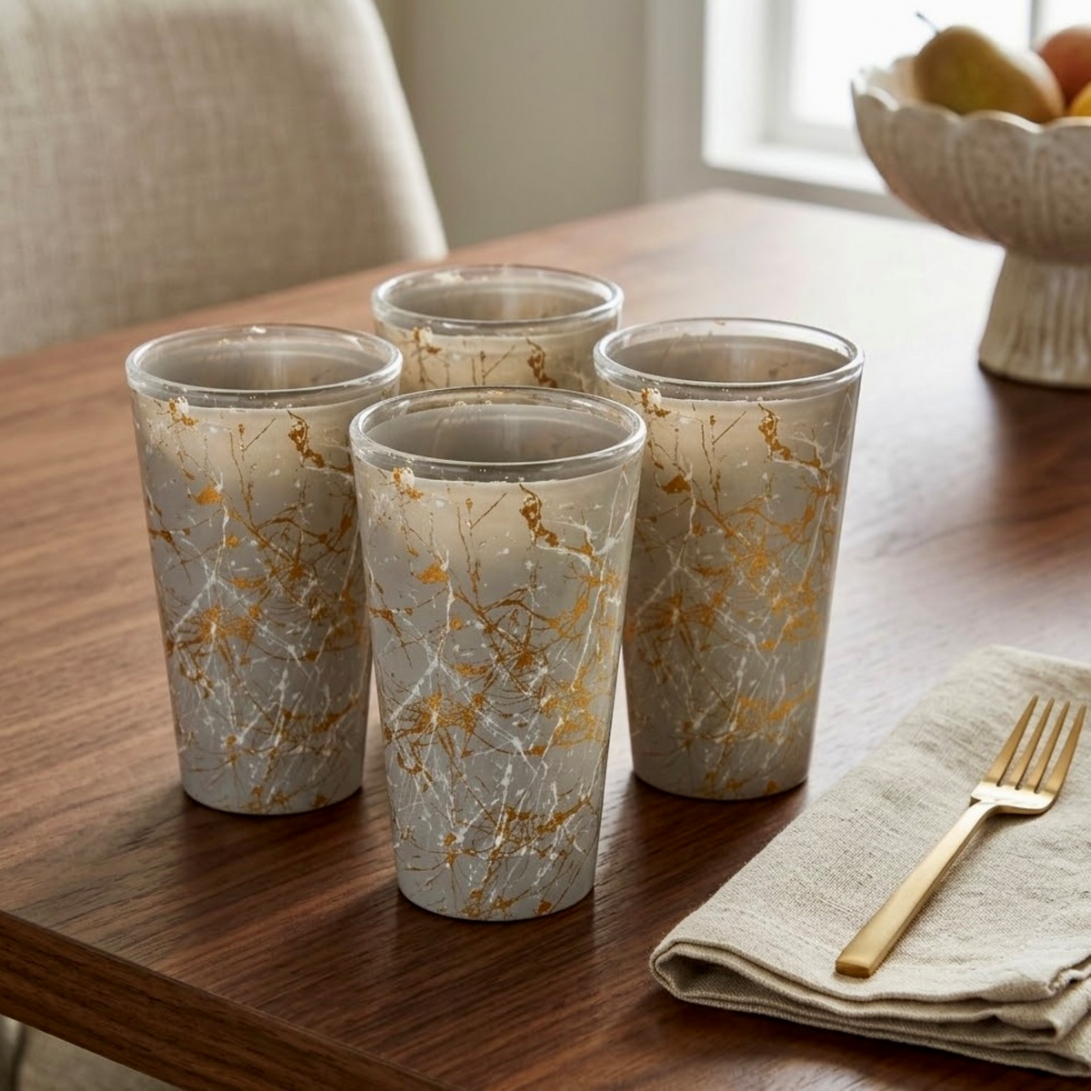 Industrial Textured Pub Glass