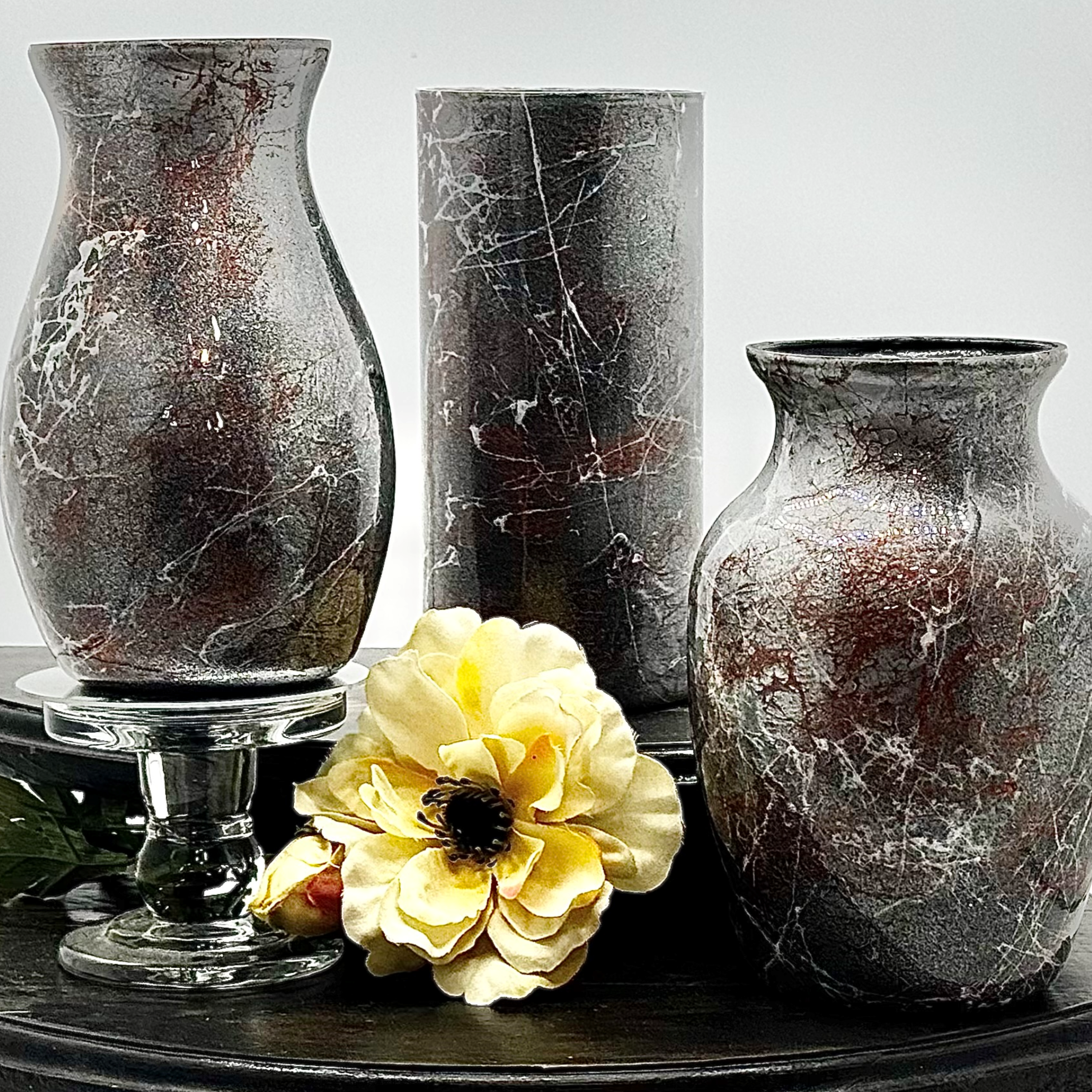 Iron Storm Glass Vase Collection