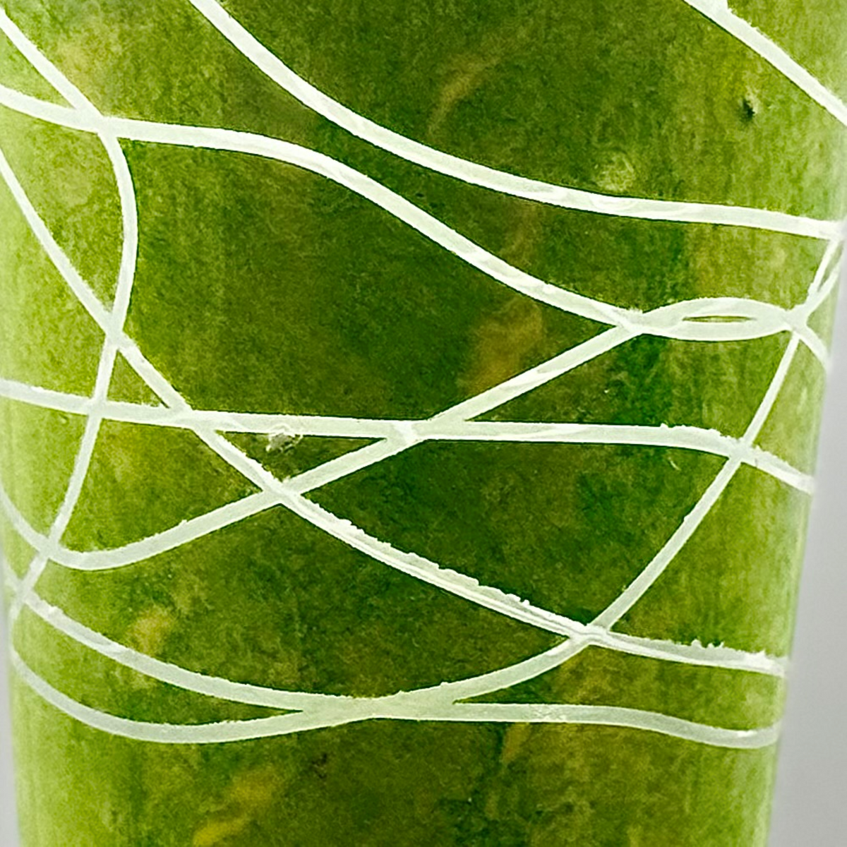 Lime Swirled Pub Glass