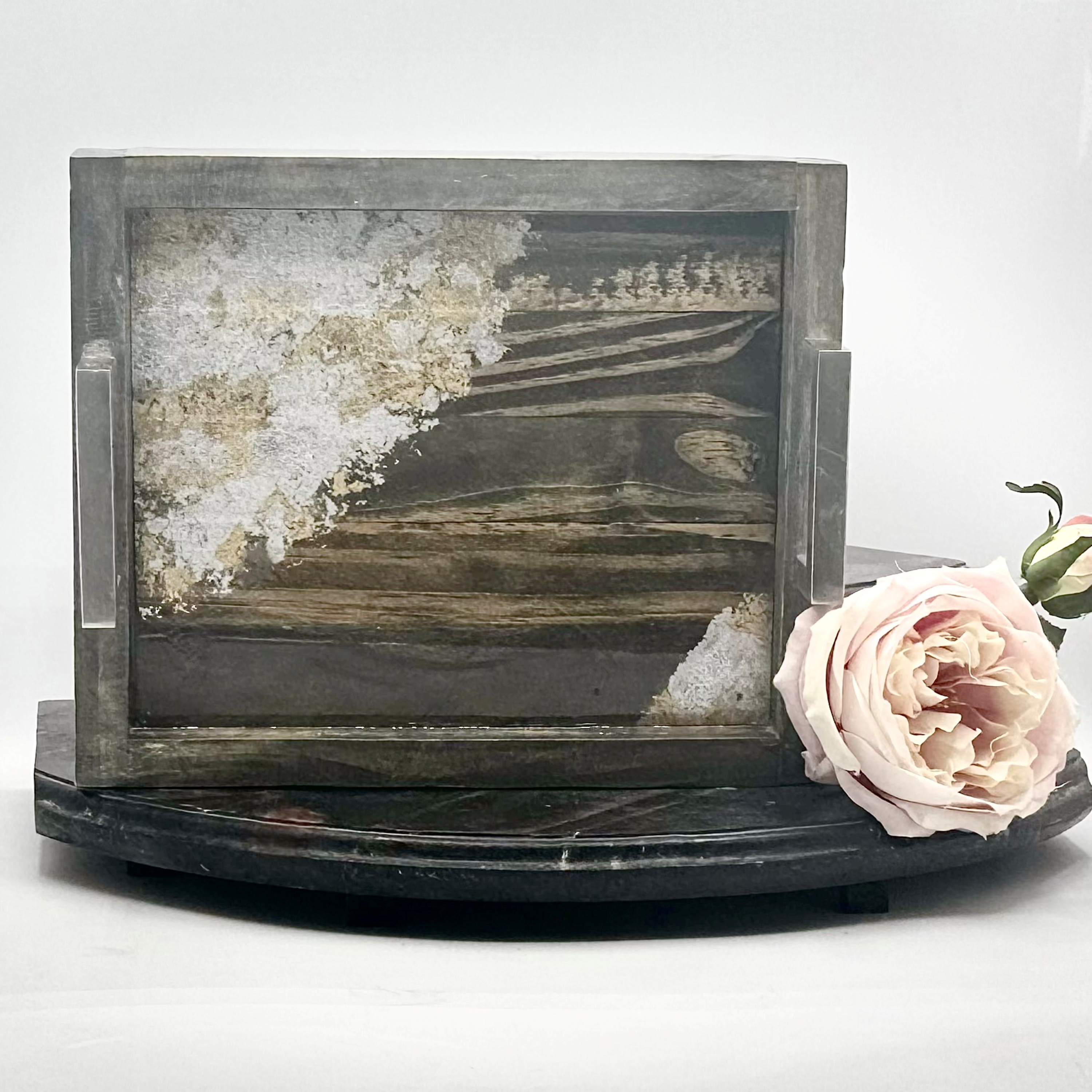 Lunar Glow Wooden Tray